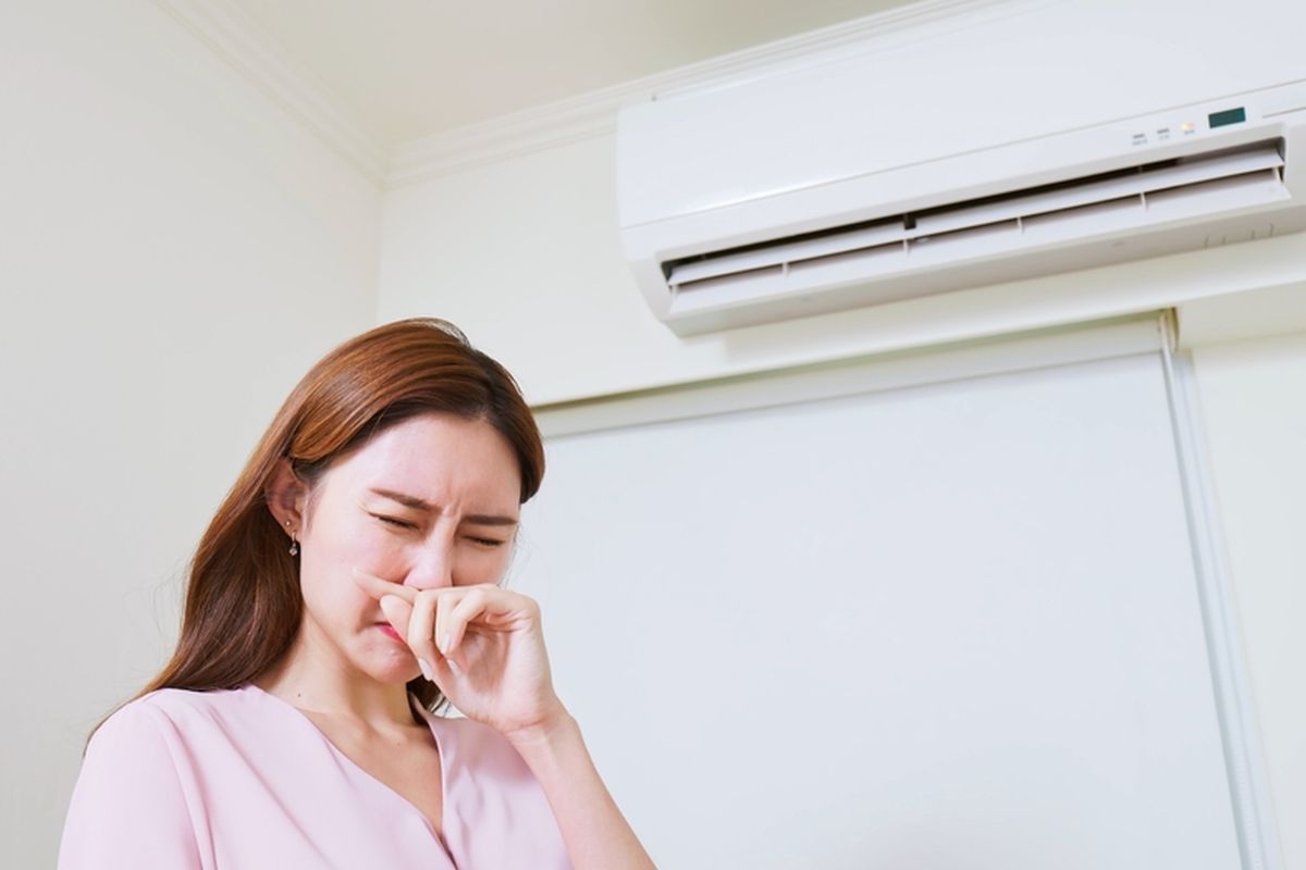aircon smells bad